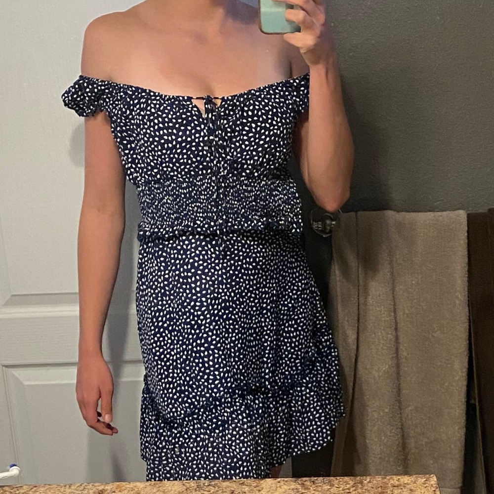 Blue sun dress